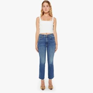 MOTHER The Lil’ Hustler Ankle Fray Jeans, 28